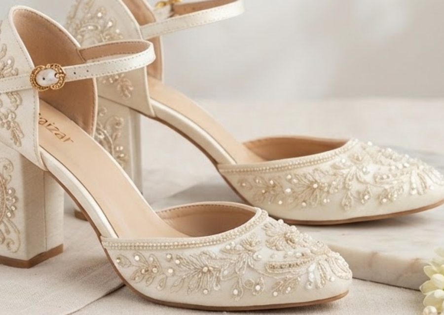 Ivory Grace Block Heel — alternate view